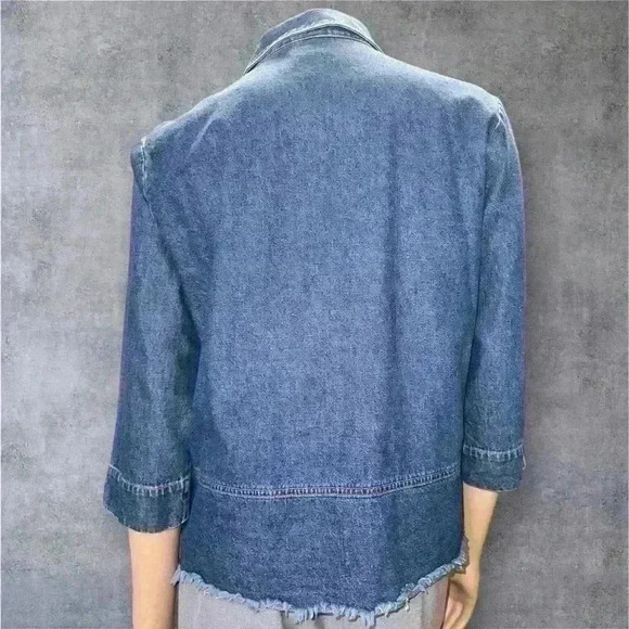 Mountain Lake women's Casuals denim top size S - Picture 4 of 12